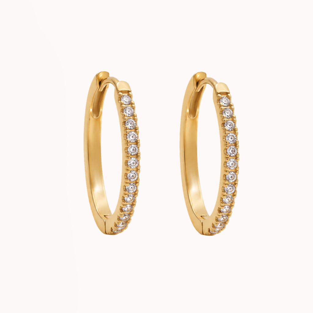 Oval Glamour Hoops