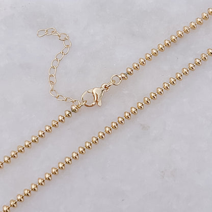 Fine Rondelle Necklace - 45cm