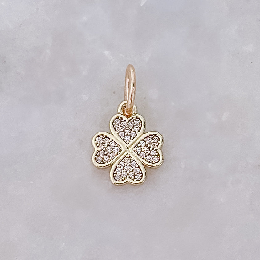 Sparkling Clover Charm