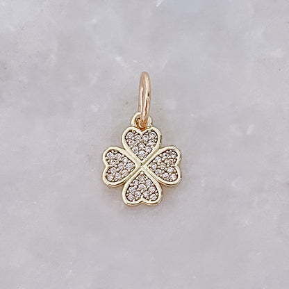 Sparkling Clover Charm