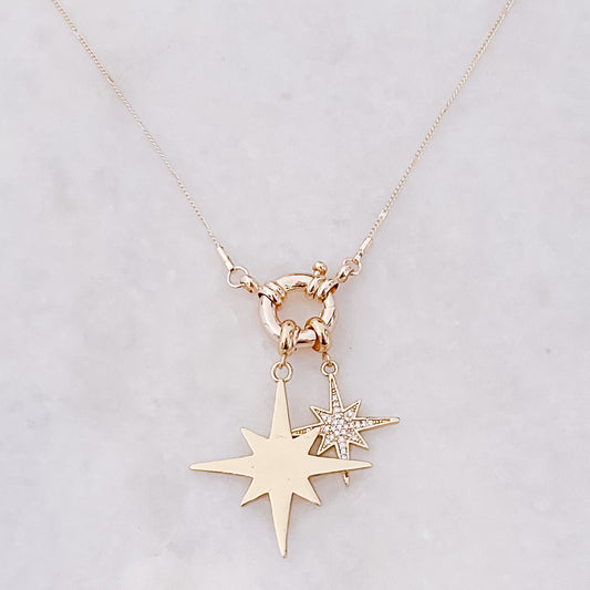 Stars + Bits Necklace