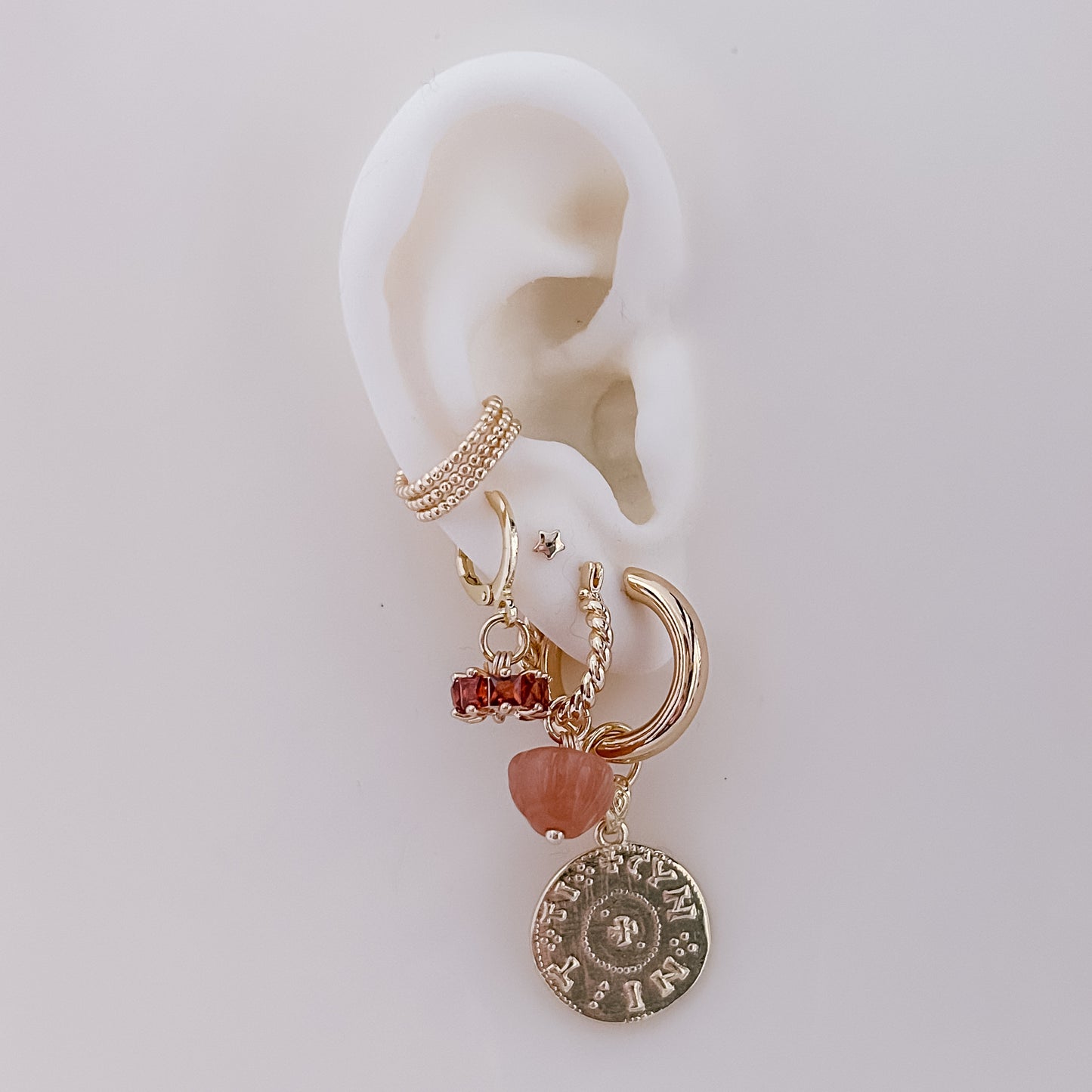 Brown Satelite Tiny Hoop