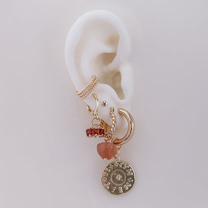 Brown Satelite Tiny Hoop