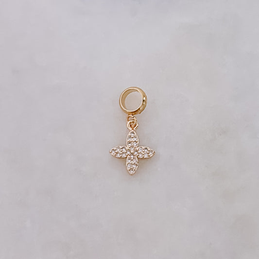 Monogram Clover Charm