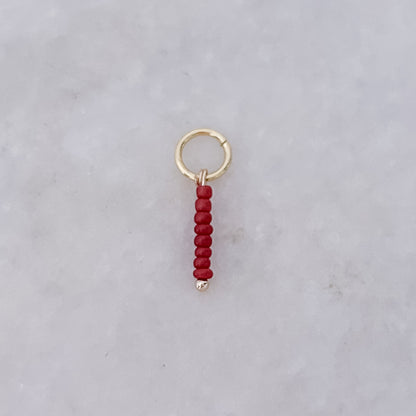 Red Stack Beads - Charm