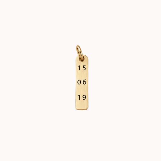 Little Tag - Engraved Charm