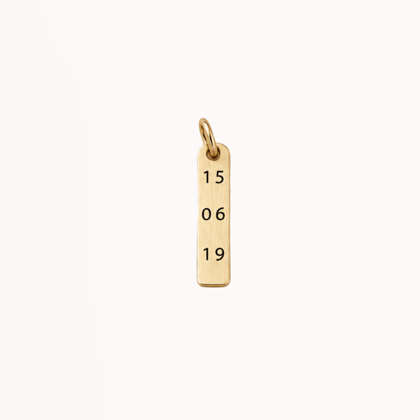 Little Tag - Engraved Charm