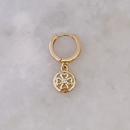 Clover Coin Hoop