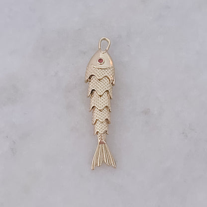 Brown Eyed Fish - Charm