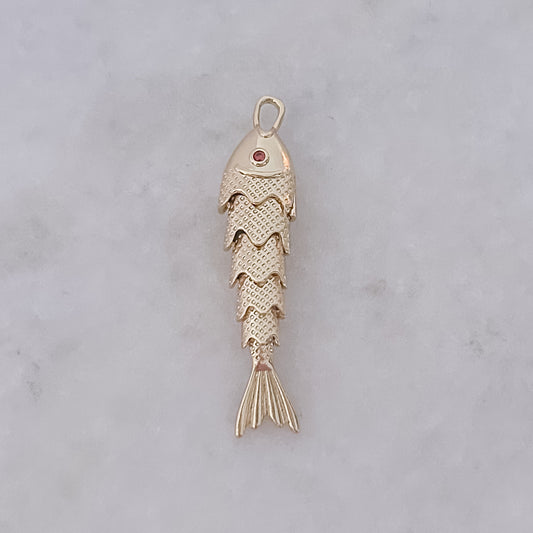 Brown Eyed Fish - Charm