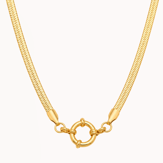 Sienna Snake - Lock Necklace
