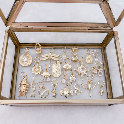 Tiny Sparkle Star - Charm