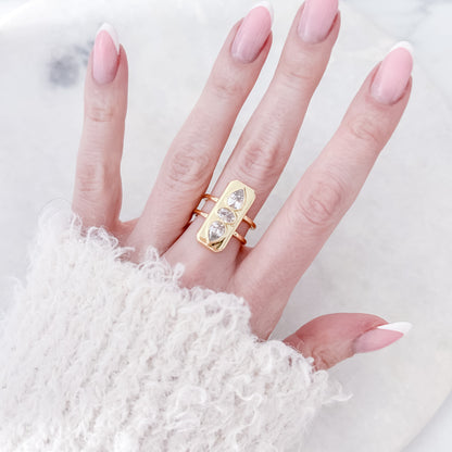 Diamond Amulet Ring