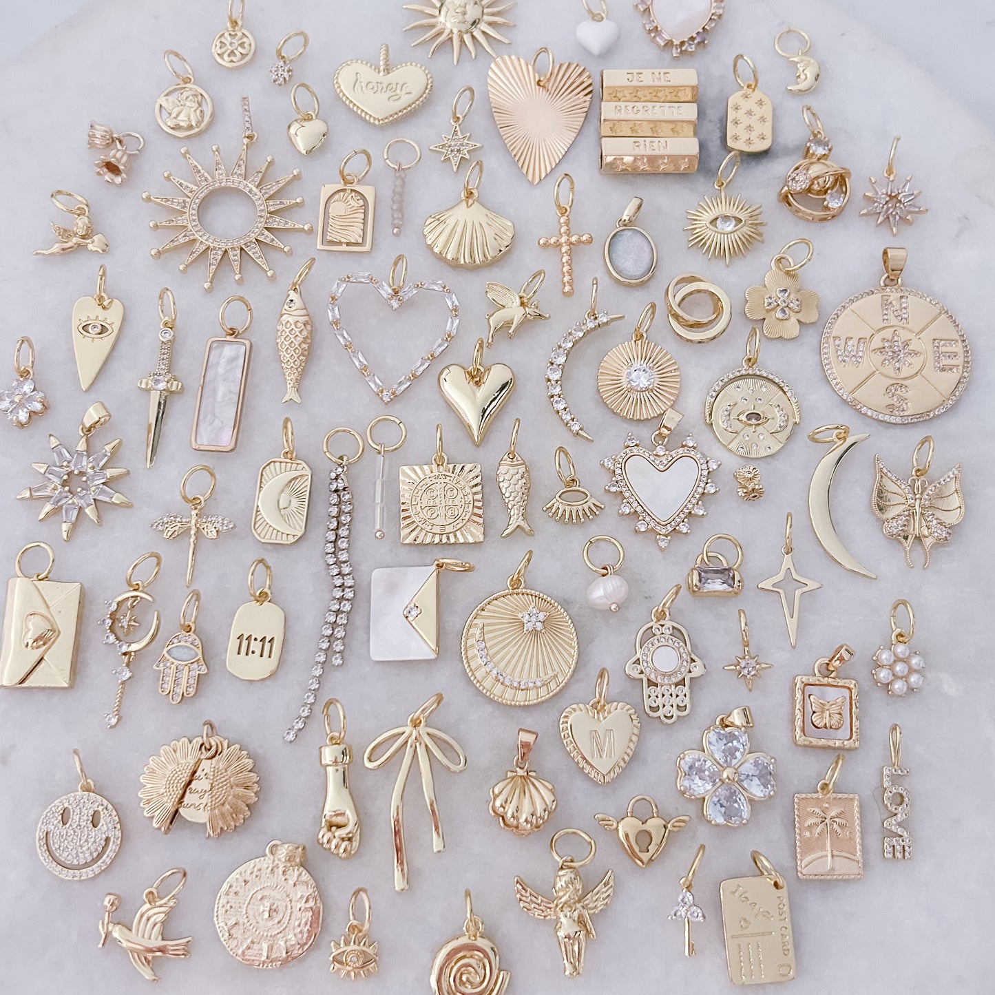 Crystal Tassel - Charm
