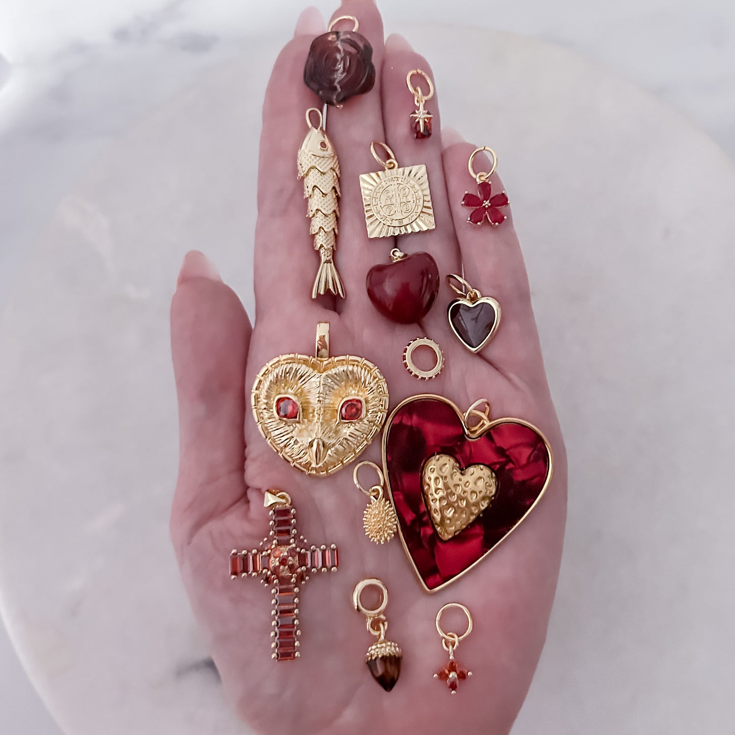 Big Red Heart - Charm