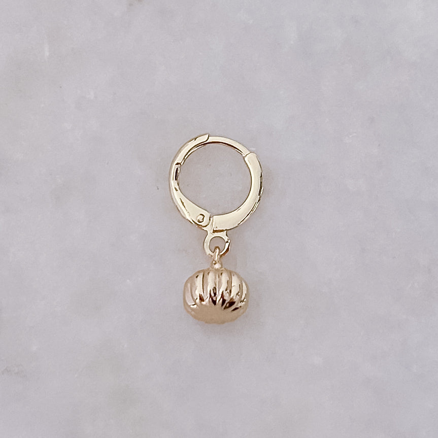 Gold Pumpkin Tiny Hoop