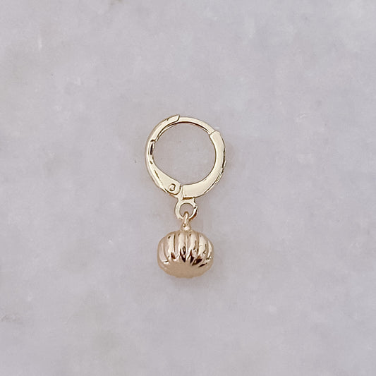 Gold Pumpkin Tiny Hoop