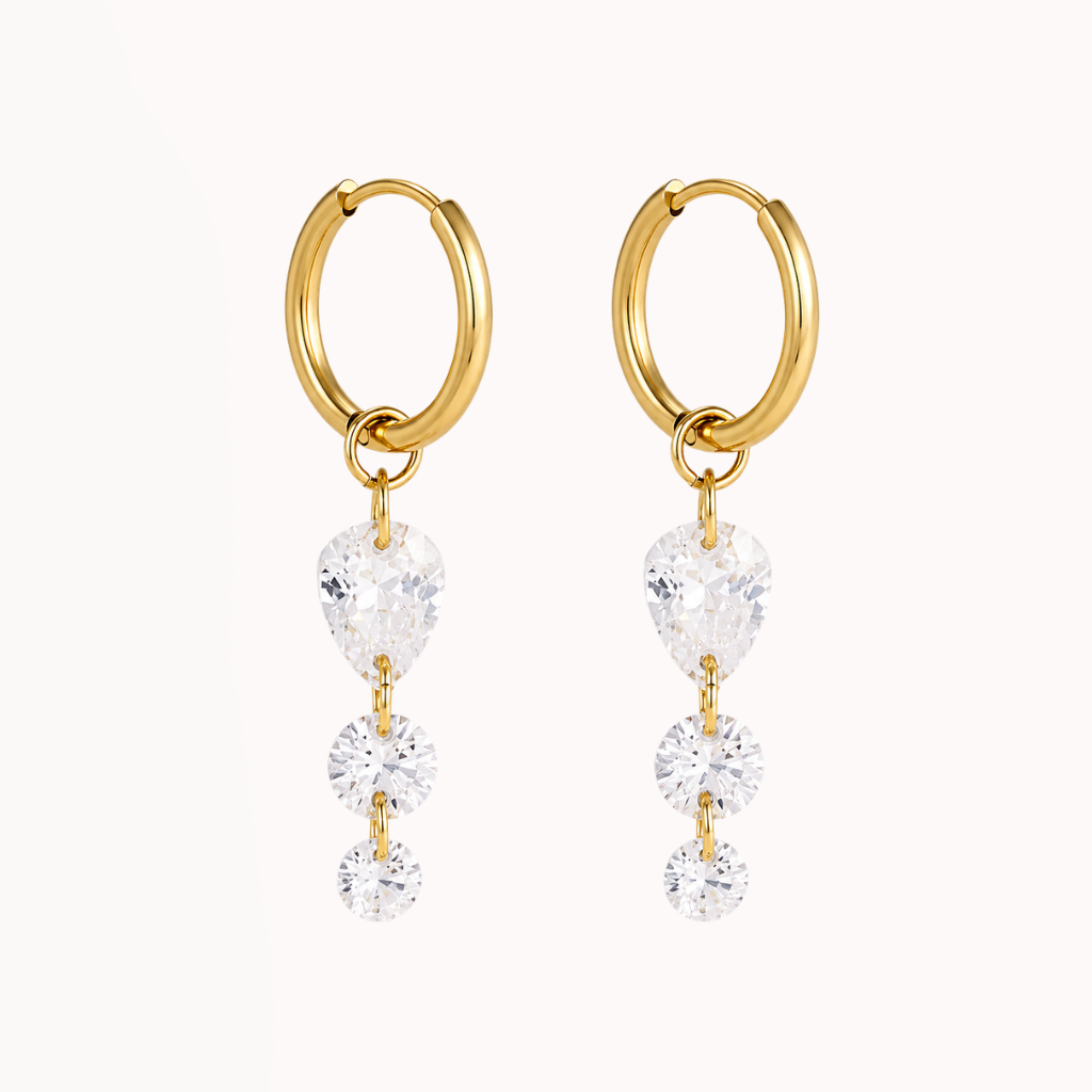 Triple Dianty Hoops