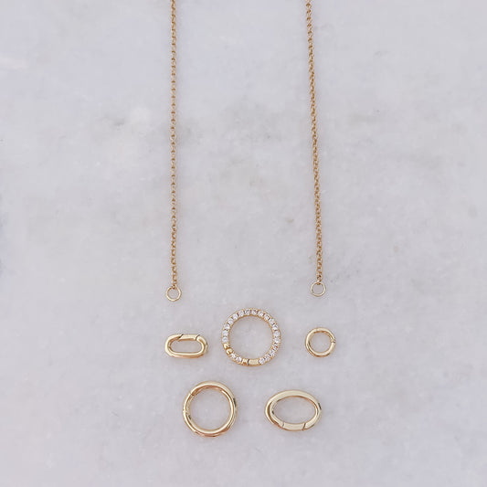 Delicate Rollo Necklace - 50cm