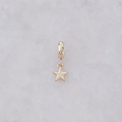 Gold Star Charm