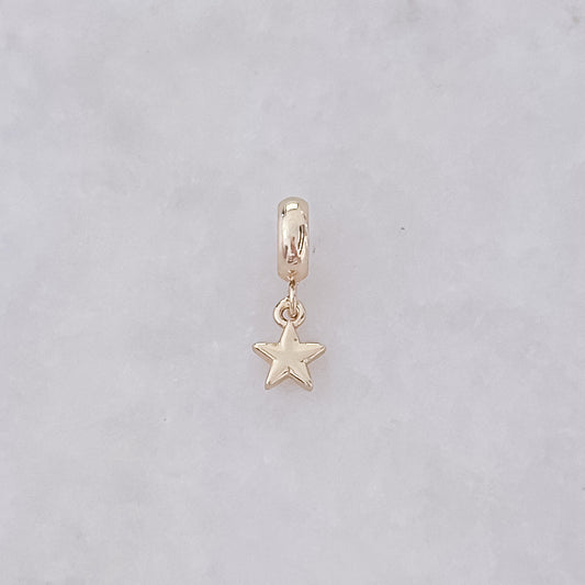 Gold Star Charm