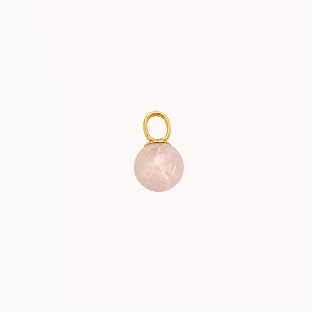 Pink Dot Stone - Charm