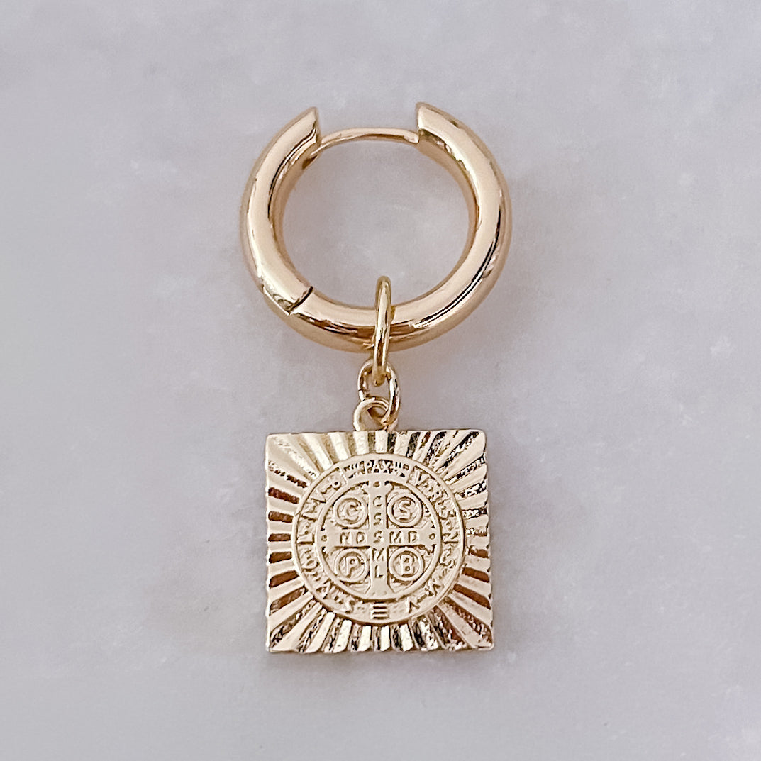 St. Benedict - Basic Bold Hoop