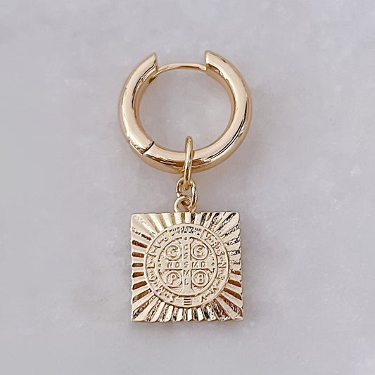 St. Benedict - Basic Bold Hoop