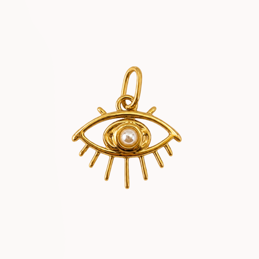 Pearl Evil Eye - Charm