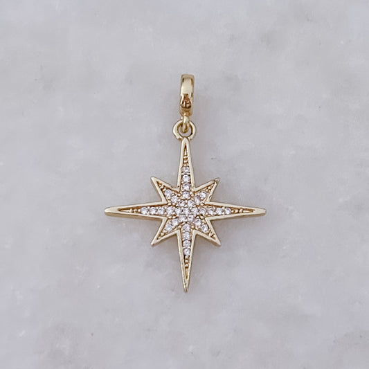 Shimmering Starburst Charm