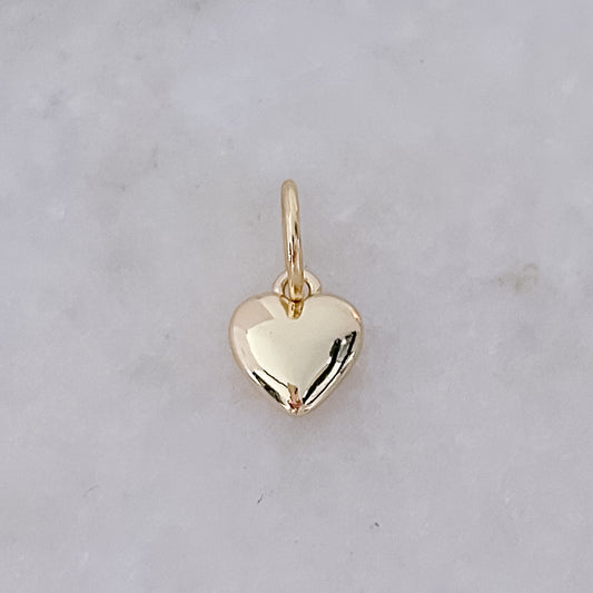Gold Heart - Charm