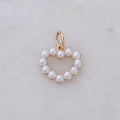 Pearl Heart - Charm