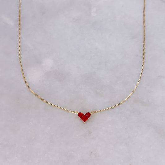 Red Heart Necklace