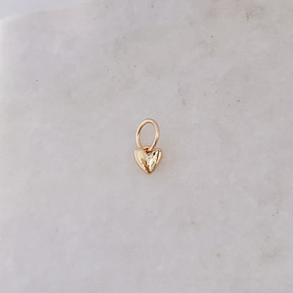 Little Gold Heart - Charm