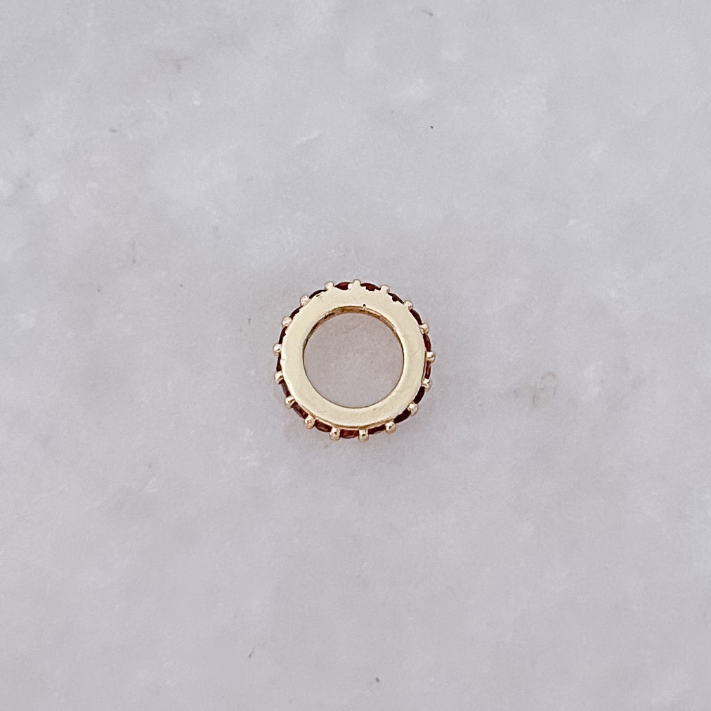 Brown Ring Bead - Charm