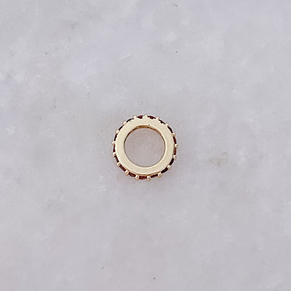 Brown Ring Bead - Charm