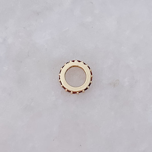 Brown Ring Bead - Charm