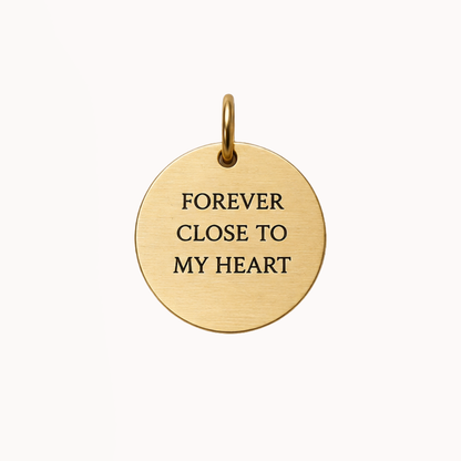Big Coin - Engraved Charm