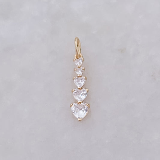 Stack of Hearts - Charm