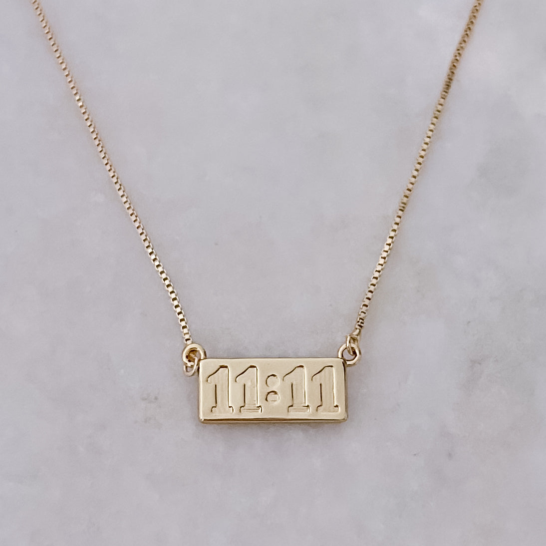 11:11 Tag Necklace