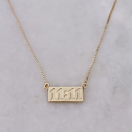 11:11 Tag Necklace