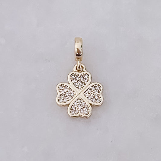 Sparkling Clover Charm