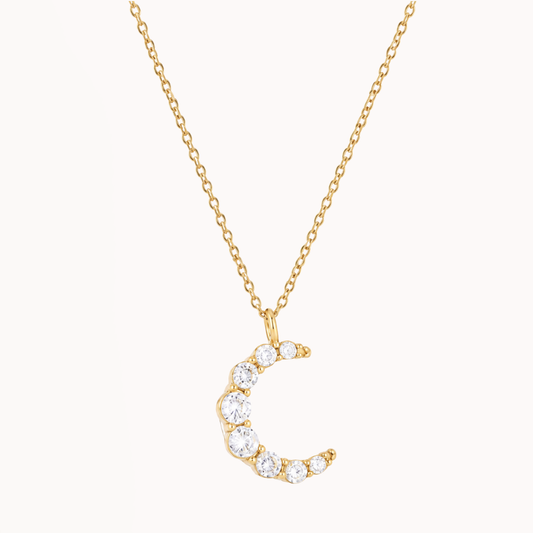 Sparkling Moon Necklace