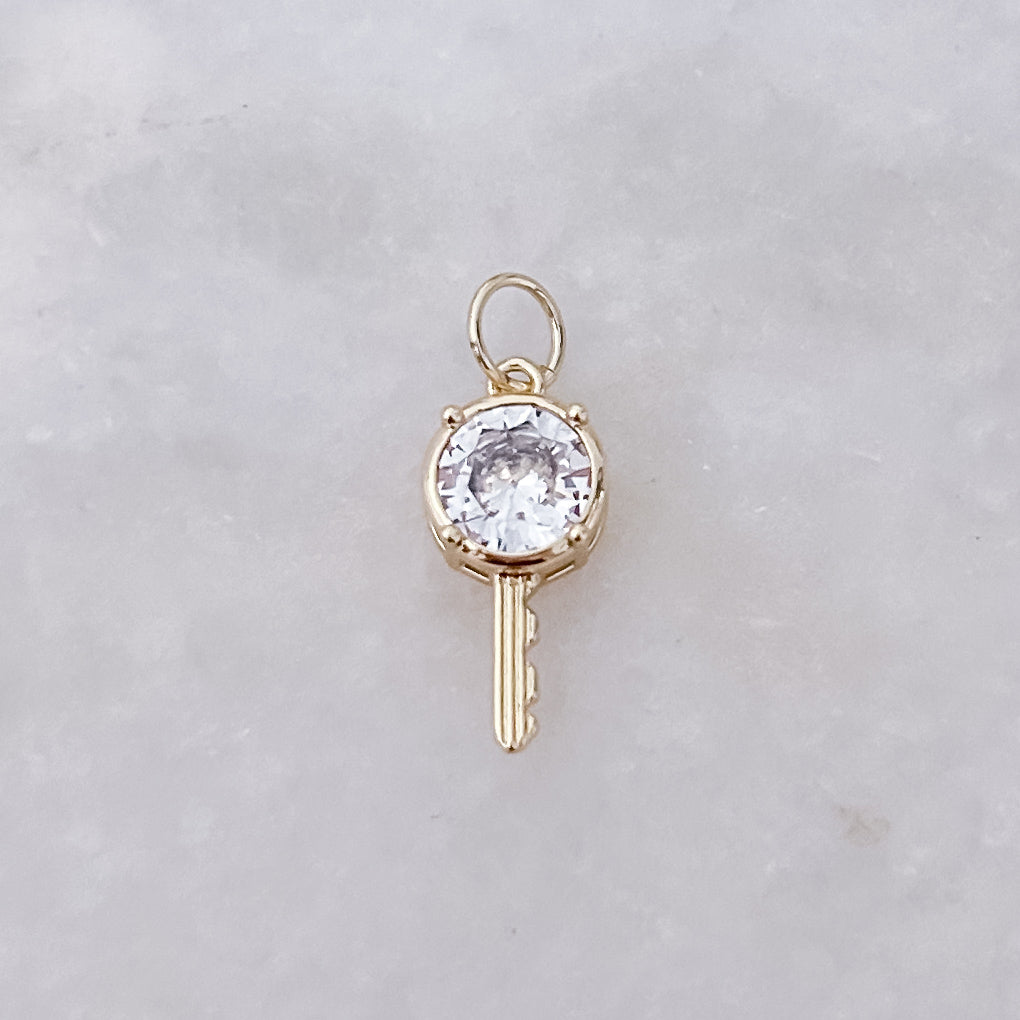Diamond Key - Charm