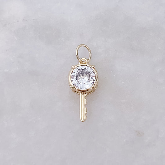 Diamond Key - Charm