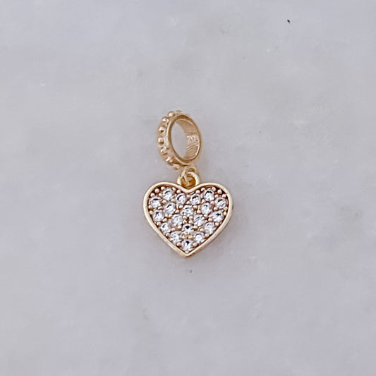 Shine Bright Heart Charm