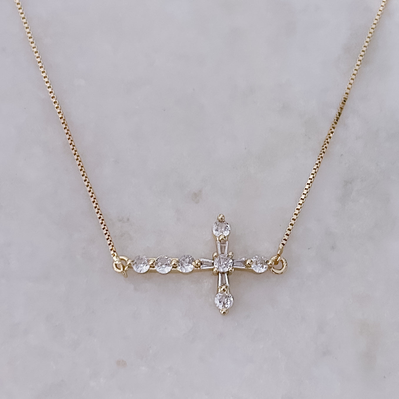 Diamond Cross Necklace