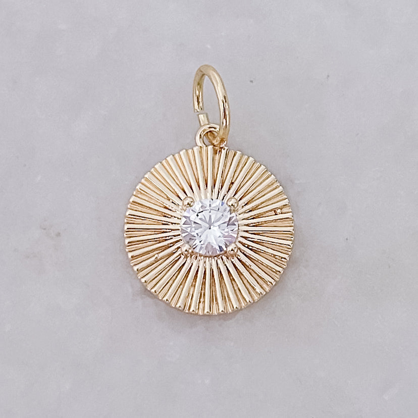 Diamond Glow Coin - Charm
