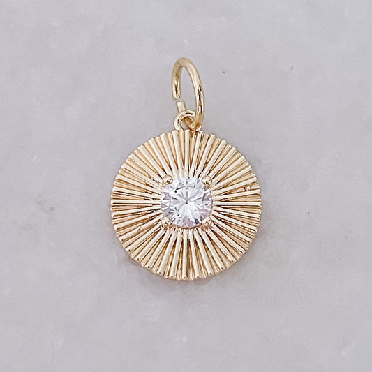Diamond Glow Coin - Charm