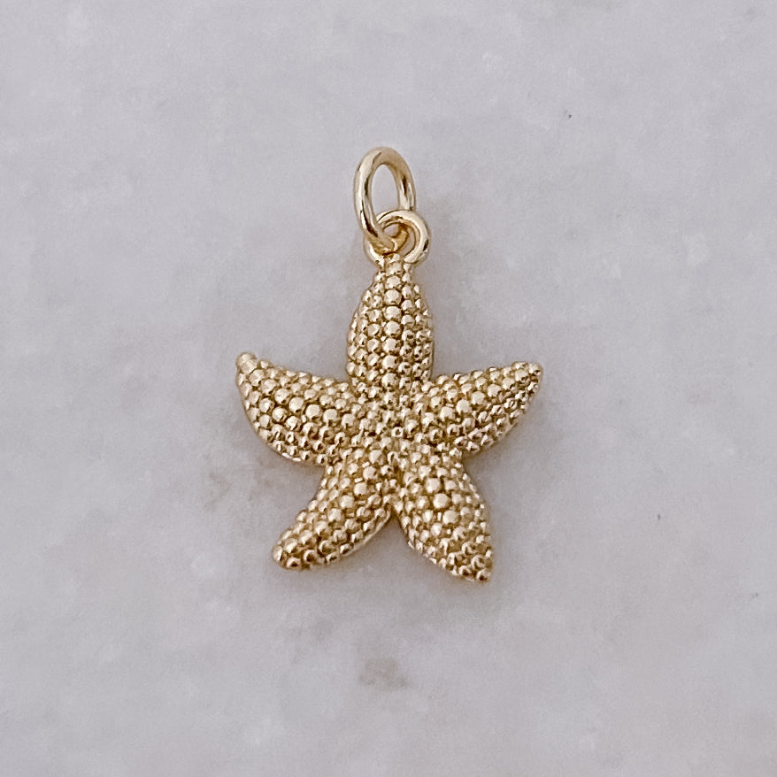 Gold Starfish - Charm